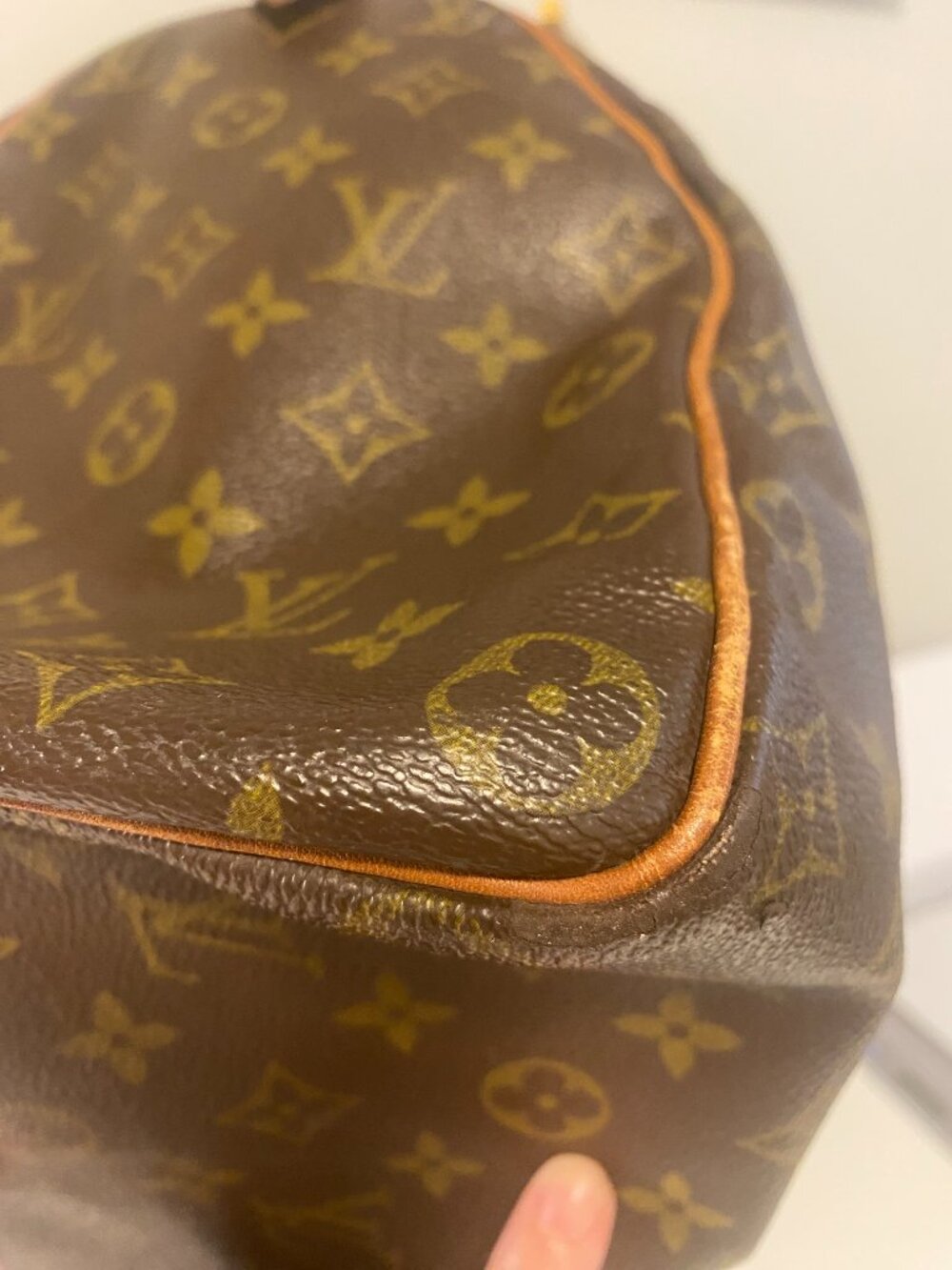 Authentic Louis Vuitton Monogram Speedy 40 Vintage Hand Bag Brown - Picture 10 of 17